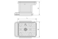 Schmalz Blocksauger VCBL-K2 140x115x125mm 2-Kreis