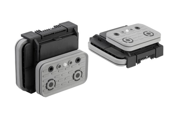 Schmalz Blocksauger VCBL-K2 125 x 75 mm, Höhe 50 mm, längs für Schmalteile mit Tastventil