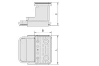 Schmalz Blocksauger VCBL-K2 120x50x125mm 2-Kreis quer