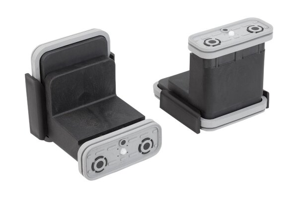 Schmalz Blocksauger VCBL-K2 120 x 50 mm, Höhe 125 mm, quer für Schmalteile, mit Tastventil