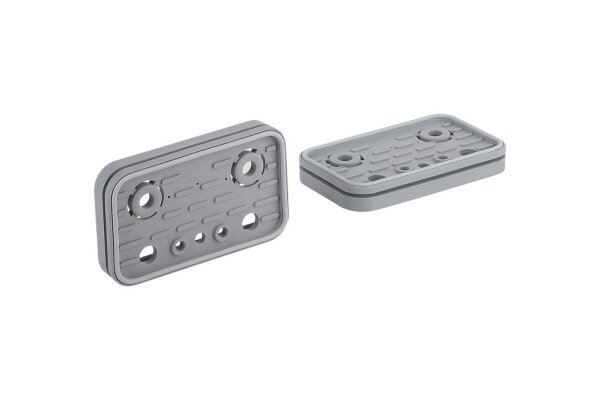 Schmalz Saugplatte für Blocksauger oben VCSP-O 125x75x17.7mm Mosgummi