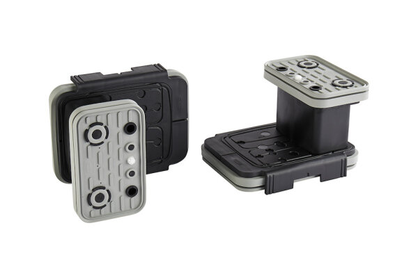 Schmalz Blocksauger VCBL-K2-PRO 125x75x100mm 2-Kreis quer mit Tastventil