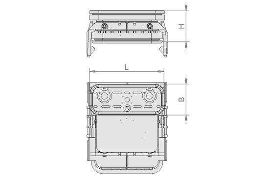 Schmalz Blocksauger VCBL-K1 140x115x125mm 1-Kreis quer