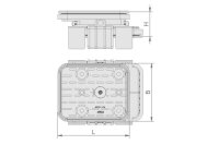Schmalz Blocksauger VCBL-K1 140x115x50mm 1-Kreis längs