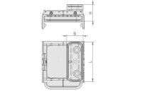 Schmalz Blocksauger VCBL-K1 143x129x125mm 1-Kreis längs