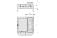 Schmalz Blocksauger VCBL-K1 130x30x50mm 1-Kreis längs