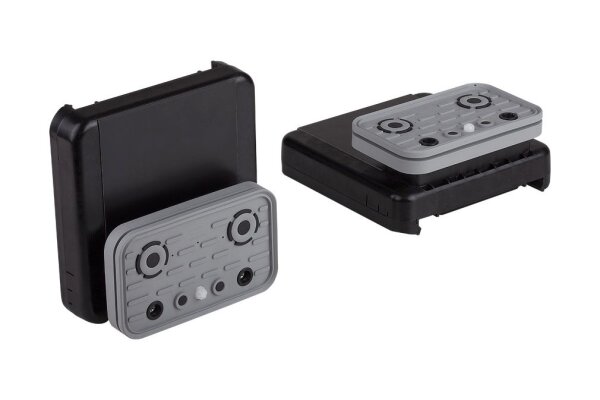 Schmalz Blocksauger VCBL-S4 125 x 75 mm,quer, Höhe 50 mm, mit Tastventil