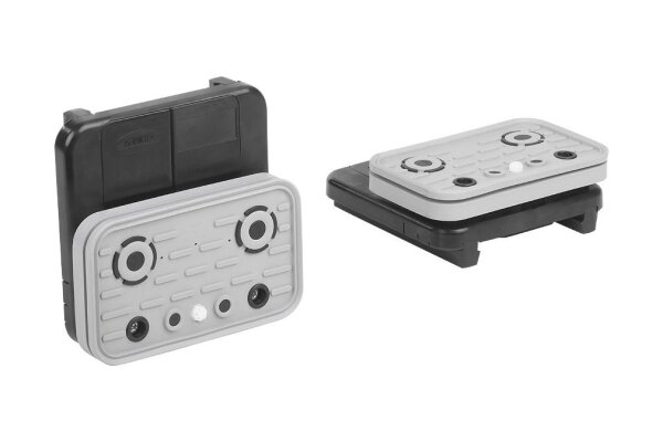 Schmalz Blocksauger VCBL-S1 125 x 75 mm, quer, Höhe 32,7 mm, mit Tastventil